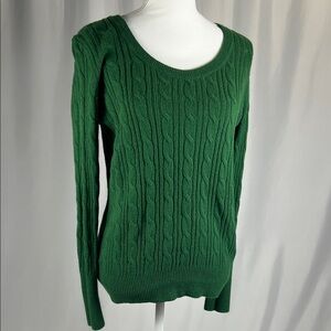 Old Navy Emerald Cable Knit Sweater